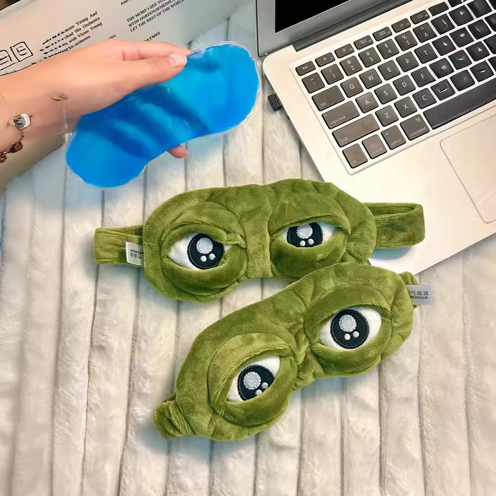 Sad Frog Sleep Mask Soft